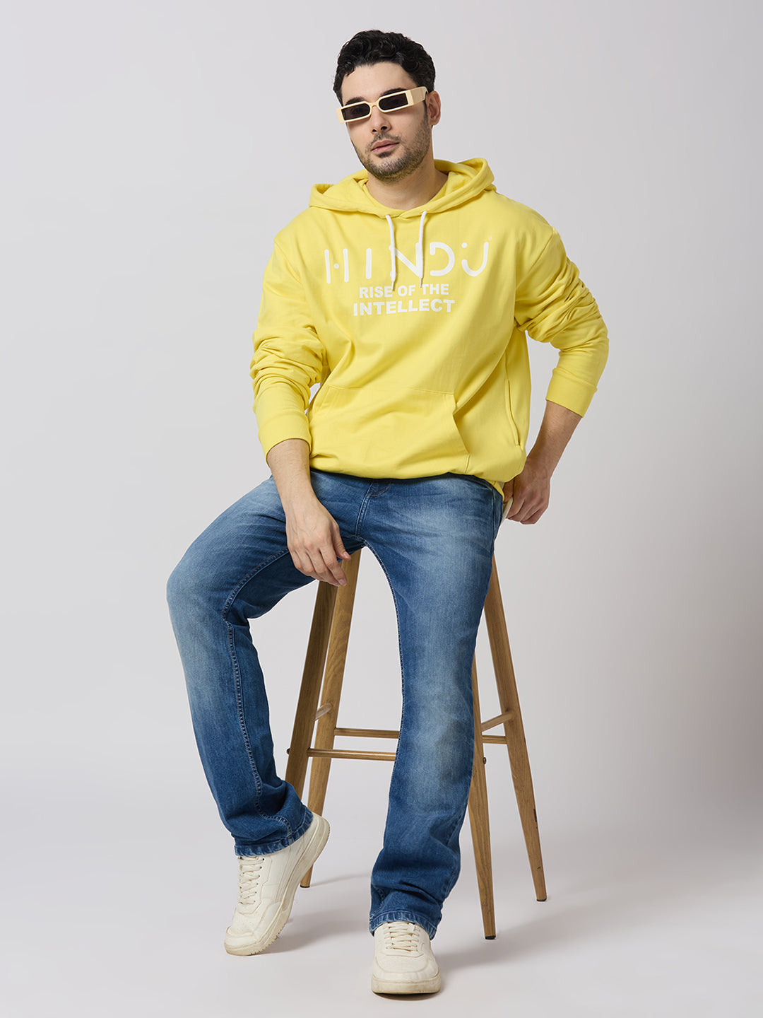 RISE OF INTELLECT YELLOW HOODIE