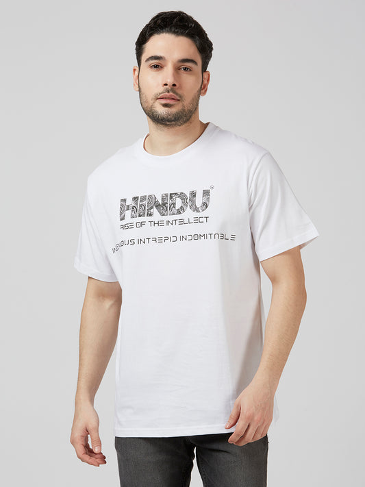 WHITE RIBNECK TSHIRT