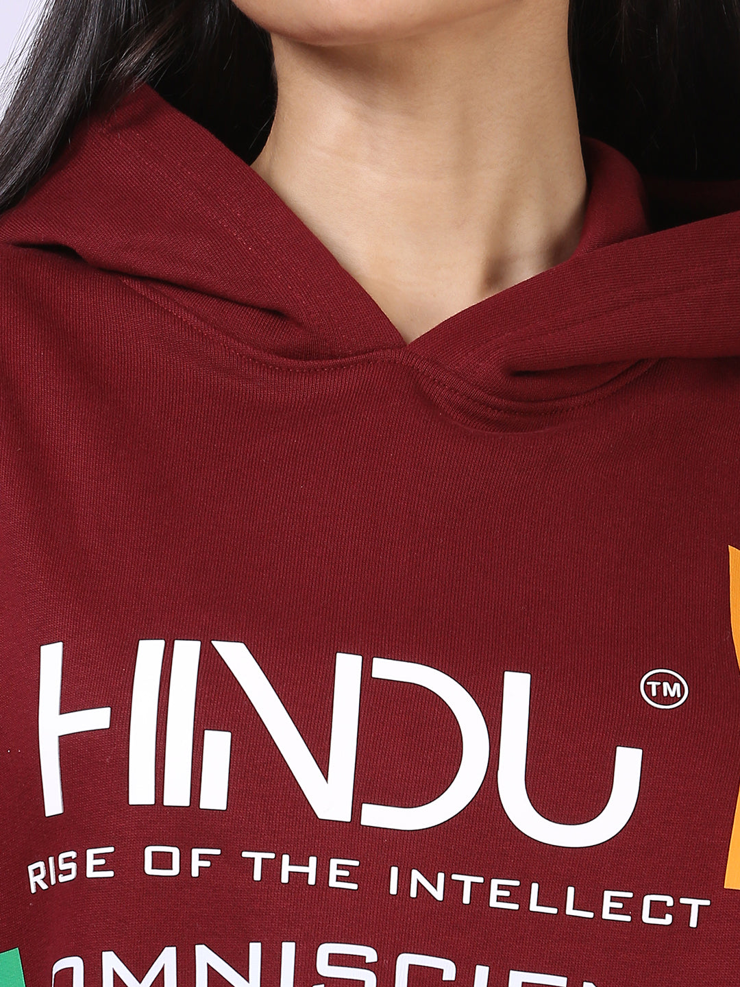 MAROON HOODIE (HINDU RISE OF THE INTELLECT)