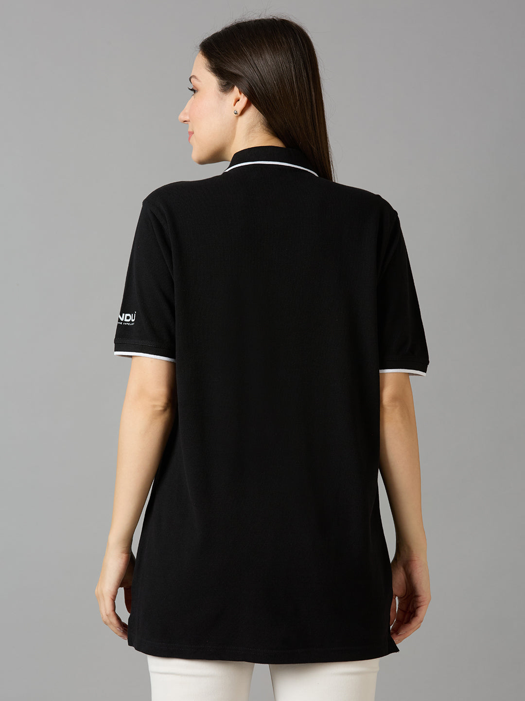 Black Polo Neck Tshirt