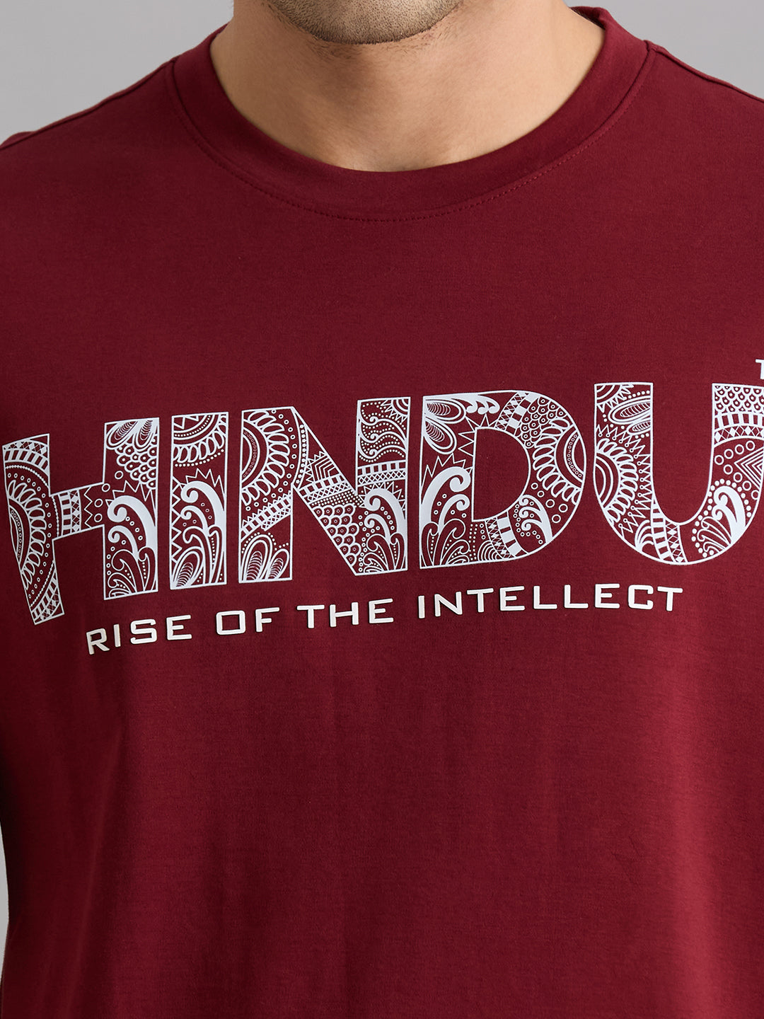 MAROON HINDU INDESIGN RISE