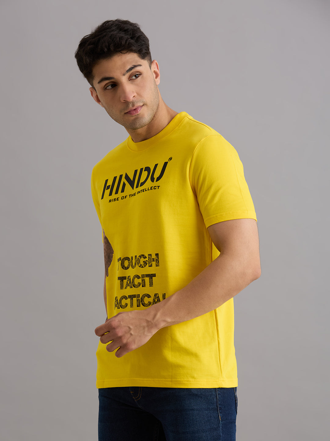 YELLOW ANIMAL PRINT ELEPHANT