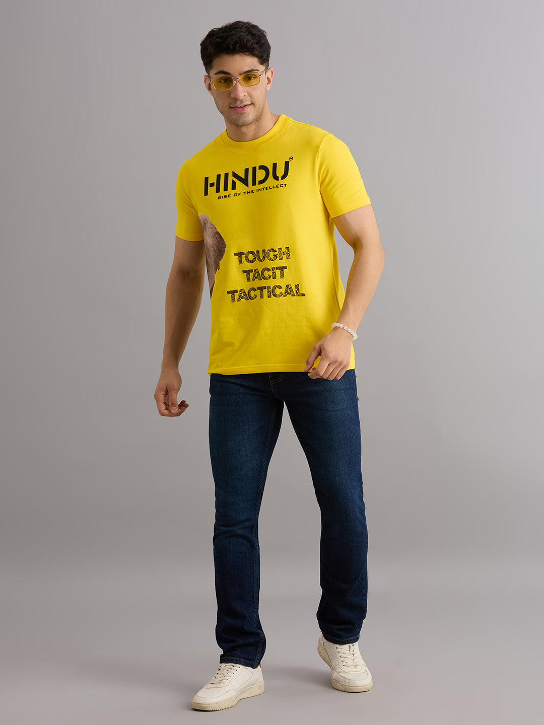 YELLOW ANIMAL PRINT ELEPHANT