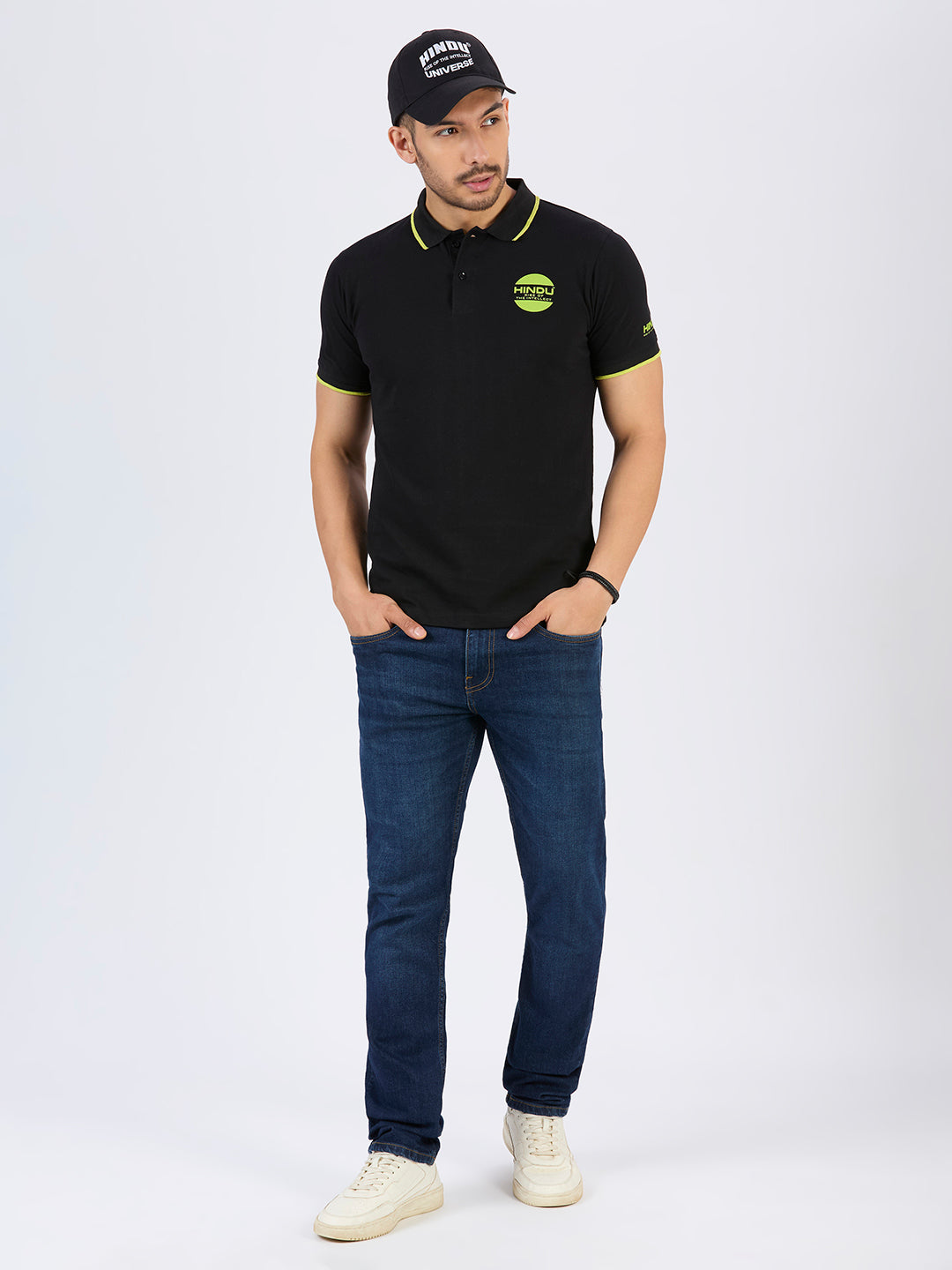 Black Polo Neck Tshirt