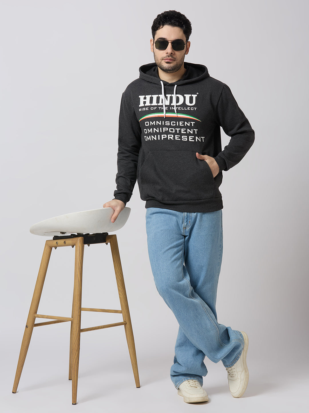 BLACK HOODIE (HINDU RISE OF THE INTELLECT)