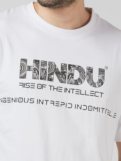 WHITE RIBNECK TSHIRT