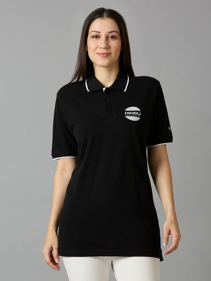 Black Polo Neck Tshirt