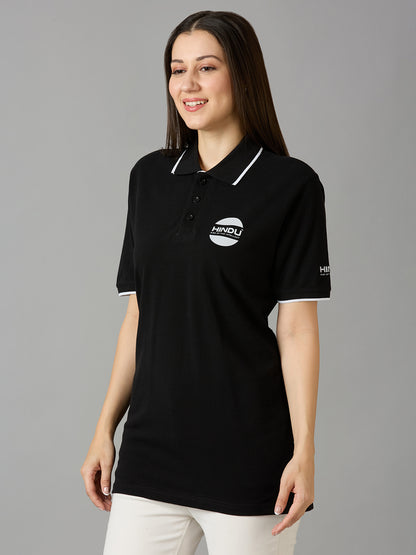Black Polo Neck Tshirt