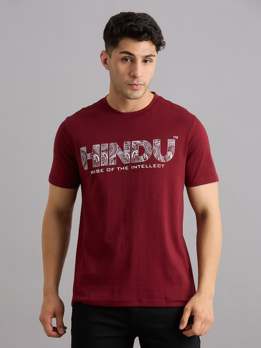 MAROON HINDU INDESIGN RISE