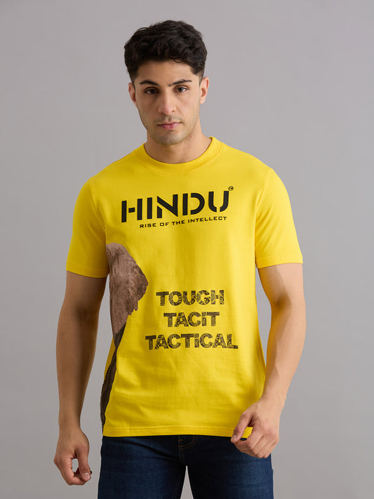 YELLOW ANIMAL PRINT ELEPHANT