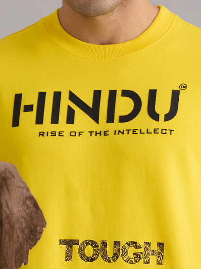 YELLOW ANIMAL PRINT ELEPHANT